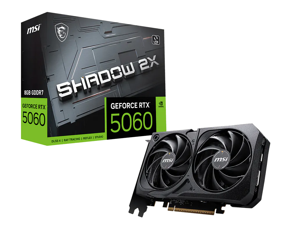 MSI GeForce RTX 5060 8G SHADOW 2X